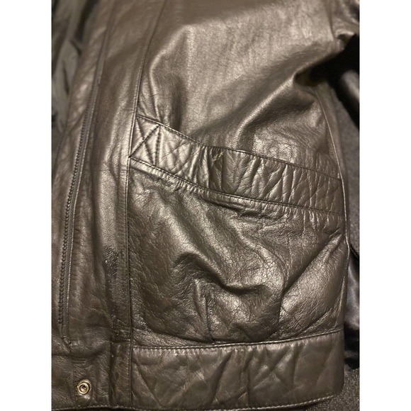 VTG Wilsons Leather Experts Thinsulate Ultra Leather Jacket womens Sz Medium - Picture 8 of 15